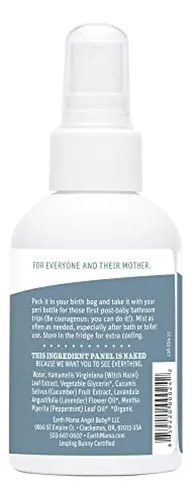Earth Mama Herbal Perineal Spray Para El Embarazo Y El Pospa