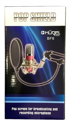 Pop Filter Anti Pop Cuello De Ganso Soporte Hugel