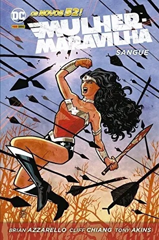 Livro Mulher Maravilha - Sangue - Brian Azzarello, Cliff Chiang E Tony Akins [2014]