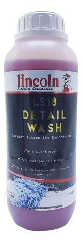 Shampoo Concentrado Ls18 Detail Wash Lavador 2l Lincoln