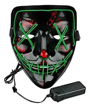 Comprar Máscara La Purga Led Halloween Fiesta Carnaval Multicolor