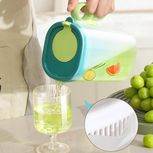 Jarra De Té Jarra Con Tapa Jarra De Agua De 2 2 L Con Recipi