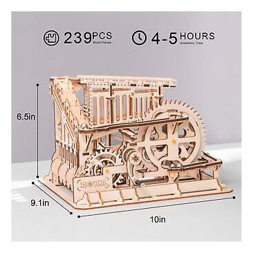 Rokr Marble Run 3d Wooden Puzzles Model Building Kits For