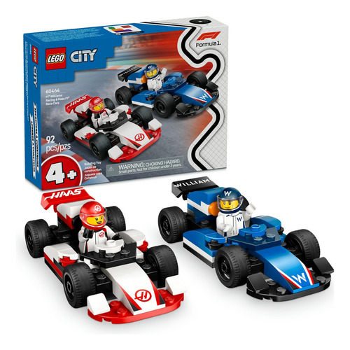 Lego City Autos De F1 Williams Racing Y Haas F1 60464 92 Lego City