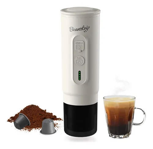 Cafetera Espresso Portátil Autocalentable 2 En 1 Con Café Mo