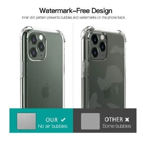 Imagen 3 de 8 de Carcasa Para iPhone 14 Pro Max Transparente Reforzada