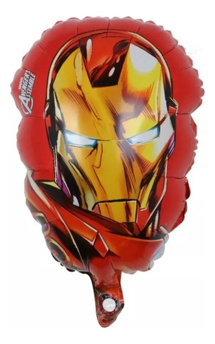 Globos Hulk Capitán America Iron Man Hombre Araña Aluminio