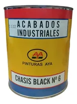 Comprar Pintura Esmalte Brillante Negro Chasis #6 Galon Aya