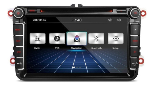 Pantalla 8 Estereo Gps Dvd Vw Bora Passat Jetta Vento Golf