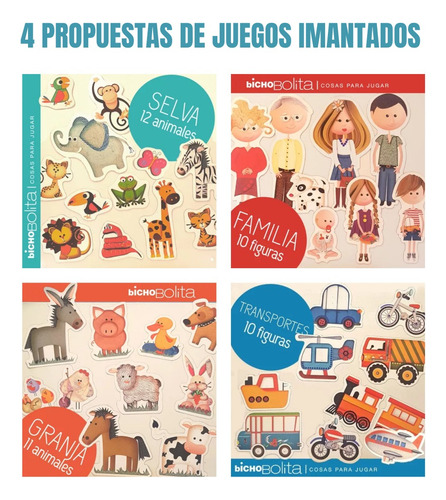 Imagen 2 de 2 de Juego Didáctico Imantado Para Niños De Medios De Transporte