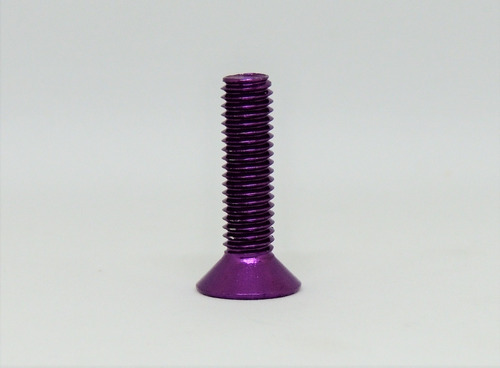 Pro Bolt Tornillo De Aluminio Cabeza Plana M5x20mm Purpura