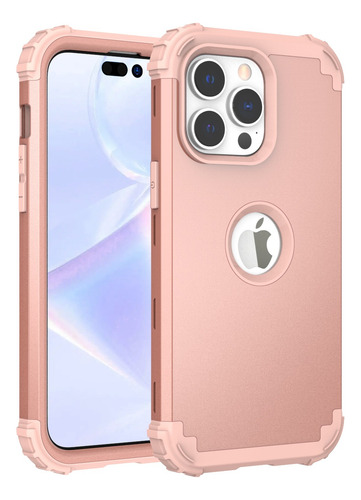 Funda Para iPhone 14/pro/14plus/14pro Max 360 Uso Rudo 3en1