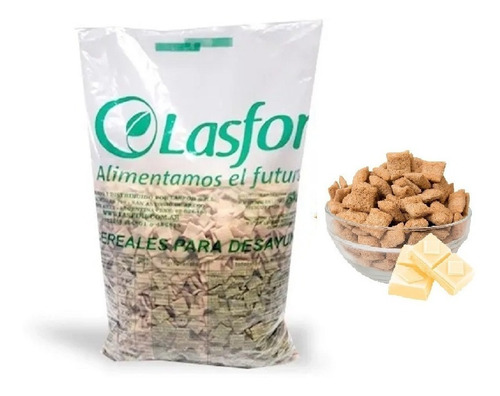 Almohaditas Cereal Lasfor Rellenas Chocolate Blanco 2,5kg Dw