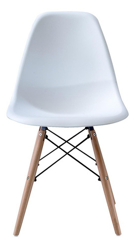 Comedor Eames De 100 Cm Cristal Con 4 Sillas - De Remate!