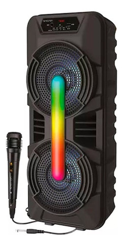 Parlante Bluetooth Karaoke 8 X 2 Inalámbrico 57 Cm + Microfono