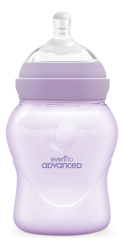 Set De Biberones Evenflo 150ml Flujo Lento 0m+ 2 Piezas Rosa/lila Relaxfit