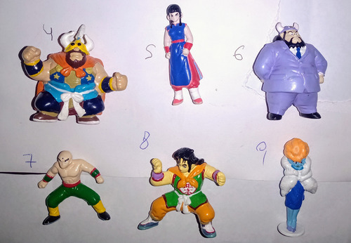 Dragon Ball Sobre Plateado Miniaturas De Los 90 Precio X 6