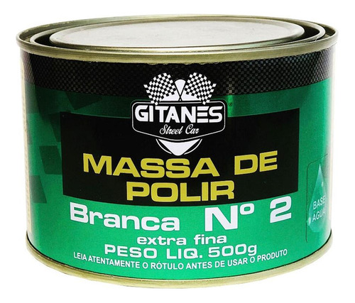 Massa De Polir Gitanes  500g Numero 2  1023