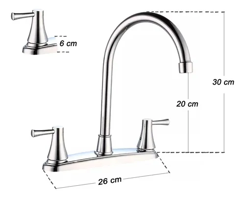 Llave mezcladora para zinc shop
