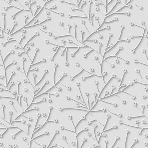 Papel De Parede Adesivo Lavável Mini Flores Cimentadas 3m