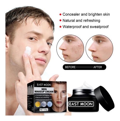 Crema Lisa Para Hombre V, Corrector, Marcas Y Defectos Cután