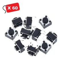 Comprar 50 Micro Pulsadores Switches Switch Boton Mini 6x6x5mm 