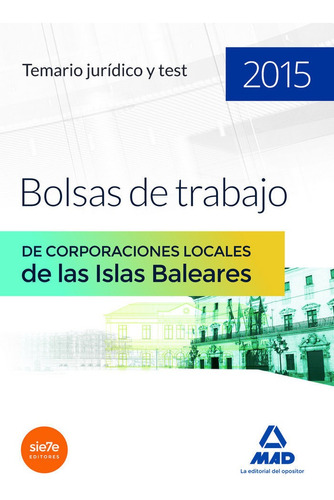 Bolsas De Trabajo Corporaciones Locales Islas Baleares - ...