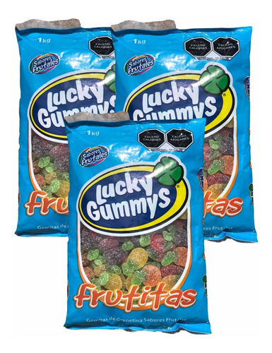 Gomitas Lucky Gummys Frutitas 3 Kg