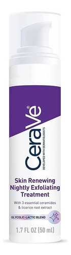 Tratamento esfoliante noturno Cerave Skin Renewal Aha Tipo de pele Todos os tipos de pele
