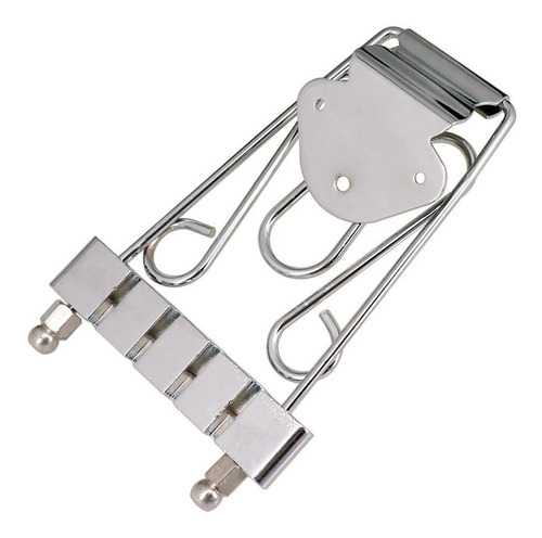 Imagen 3 de 4 de 4 String Guitar Electric Bass Tailpiece Bridge Con Marco Con