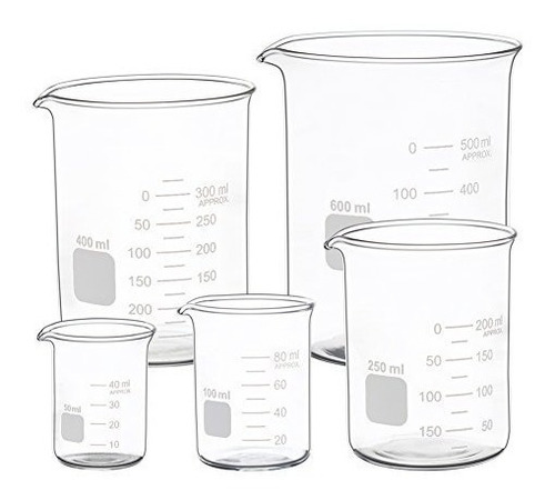 Vaso De Precipitado Vidrio Beaker Forma Baja De 100 Ml - Ls