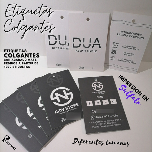 Etiquetas Colgantes, Tags Colgantes Personalizadas