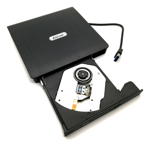 Grabadora Dvd, Lector De Cd Externo Usb 3.0+ Type C Quemador