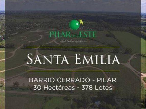 Oportunidad! Hermoso Lote En Barrio Santa Emilia, Pilar Del Este.