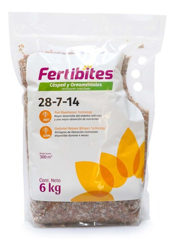 Fertilizante Granulado Fertibites Para Áreas Verdes De 6kg