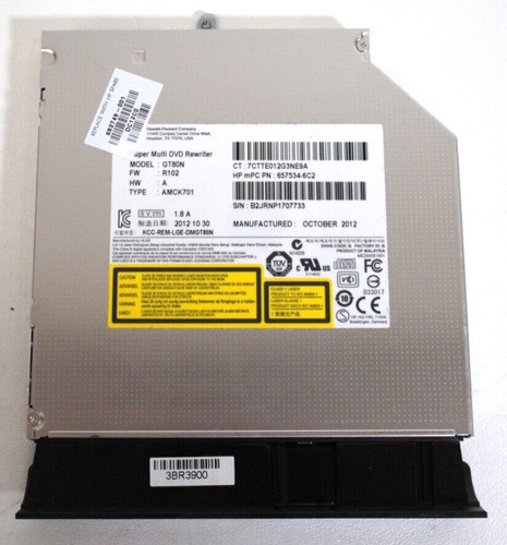 Hp Pavilion G7 Genuine Super Multi Dvd-rw Burner Drive G Nnk