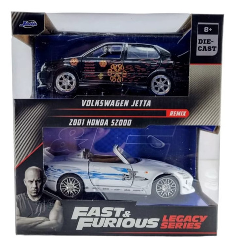 Jada Pack 2 Pzs Fast & Furious Series Modelos A Elegir