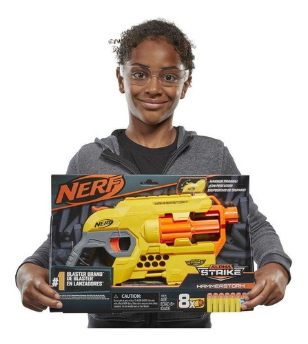 Nerf Alpha Strike Pistola Lanza Dardos Hammerstorm E8676 Ed
