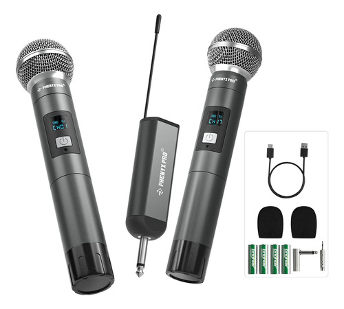 Phenyx Pro Sistema De Microfono Inalambrico Digital Dual, Co