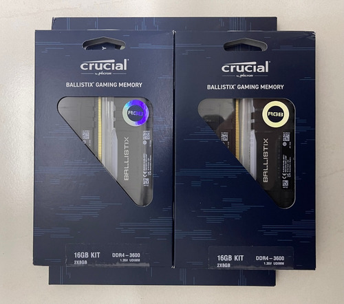 Memória Crucial Ballistix Rgb Ddr4 3600mhz Cl16 2x8gb 16gb