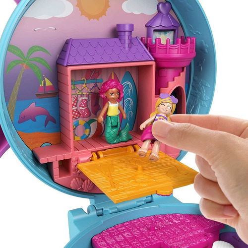 Set De Juego Polly Pocket Micro Juego Compacto 12 Piezas New