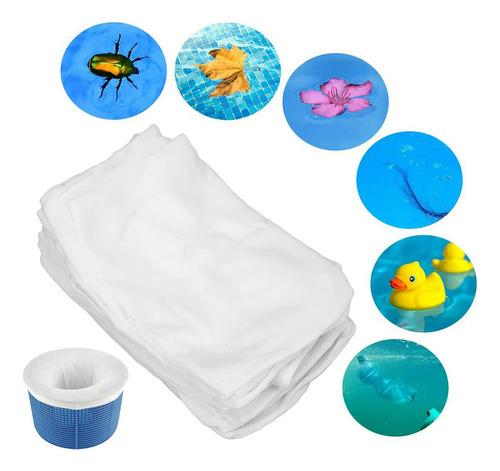 Calcetines Con Filtro De Piscina, 20 Unidades, Desechables P