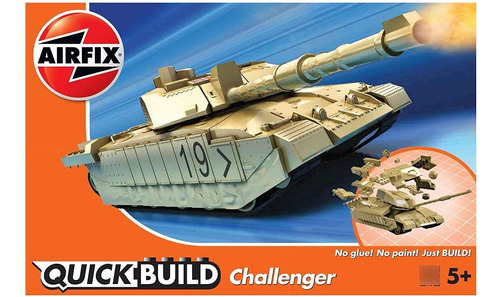 Airfix Quickbuild Challenger Tank Kit Plastico