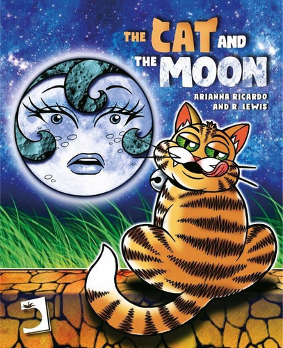 The cat and the moon, de David Grande y Arianna Ricardo. Editorial Edicions Perelló, tapa blanda en inglés, 2022