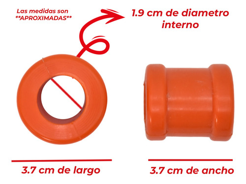 Kit De 20gomas De Amortiguadores Carrete Grande