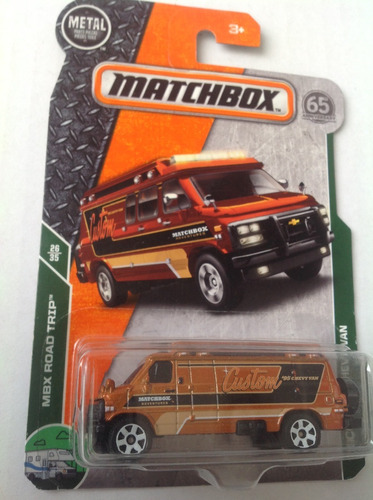 Matchbox 1/64 '95 Custom Chevy Van 65 Aniversario 