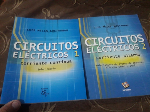 Libros Solucionario De Circuitos Electricos 2 Tomos Milla