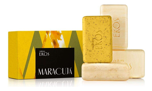 Jabon Natura Ekos Maracuja Cremosos Y Exfoliantes Cajax4 Und