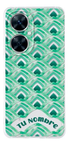 Funda Para Huawei Mujer Acuarela Con Tu Nombre