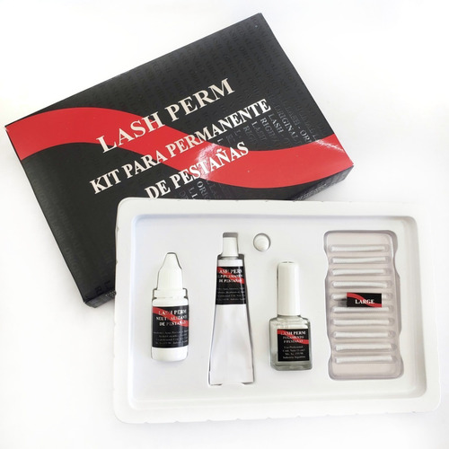 Kit Permanente De Pestañas Extensiones Lash 100 Servicios